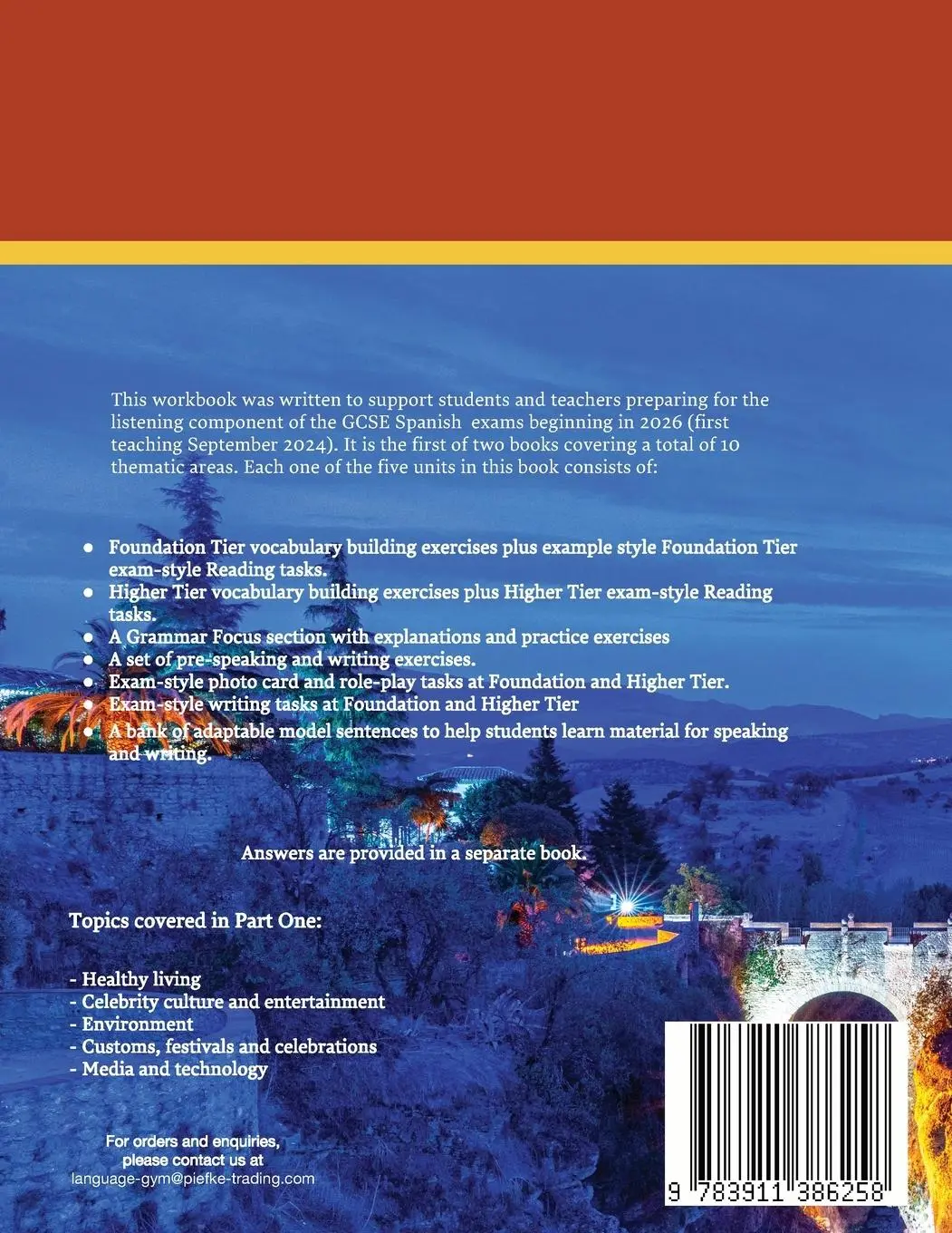 Rückseite: 9783911386258 | A New GCSE Spanish Listening Workbook | Part One | Gianfranco Conti