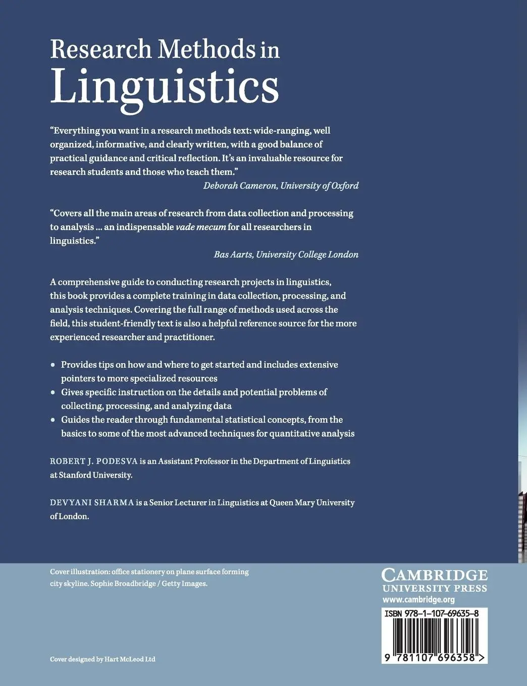 Rückseite: 9781107696358 | Research Methods in Linguistics | Robert J. Podesva (u. a.) | Buch