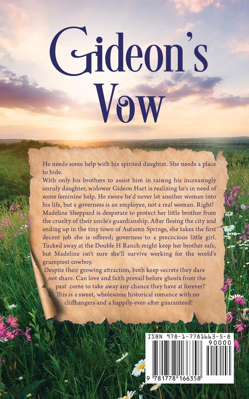 Rückseite: 9781778166358 | Gideon's Vow | Samantha Thomas | Taschenbuch | Englisch | 2023