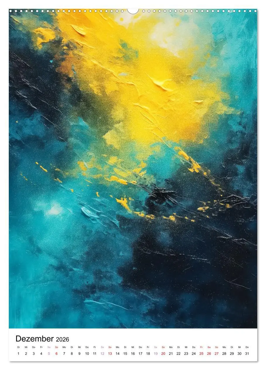 Bild: 9783457276358 | KI-Kunstwerke (Wandkalender 2026 DIN A2 hoch), CALVENDO Monatskalender