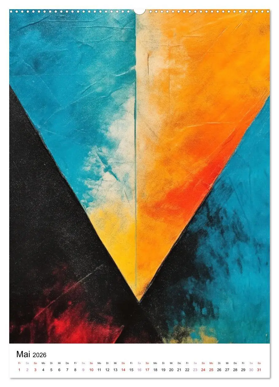 Bild: 9783457276358 | KI-Kunstwerke (Wandkalender 2026 DIN A2 hoch), CALVENDO Monatskalender
