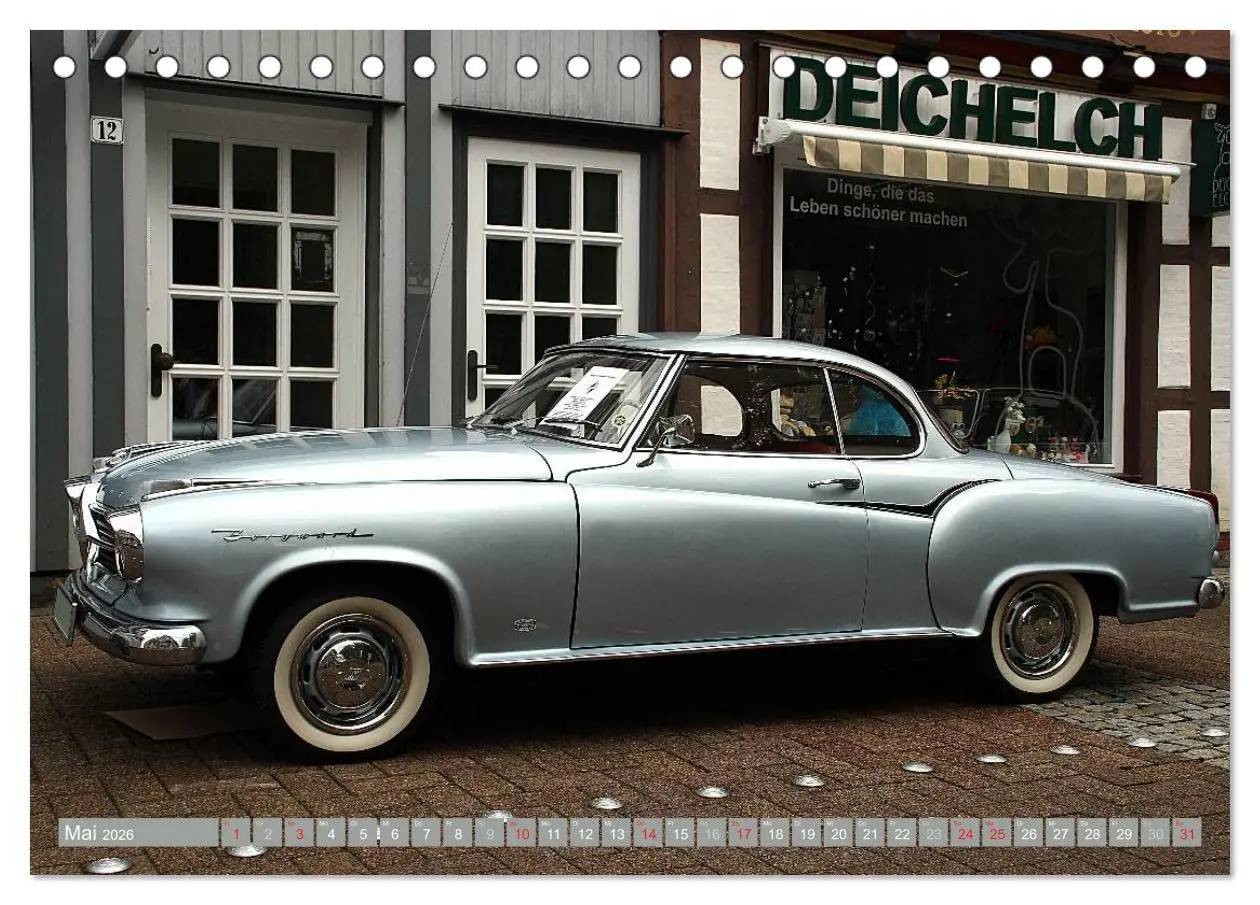 Bild: 9783457966358 | Oldtimer vergangenger Jahrzehnte (Tischkalender 2026 DIN A5 quer),...