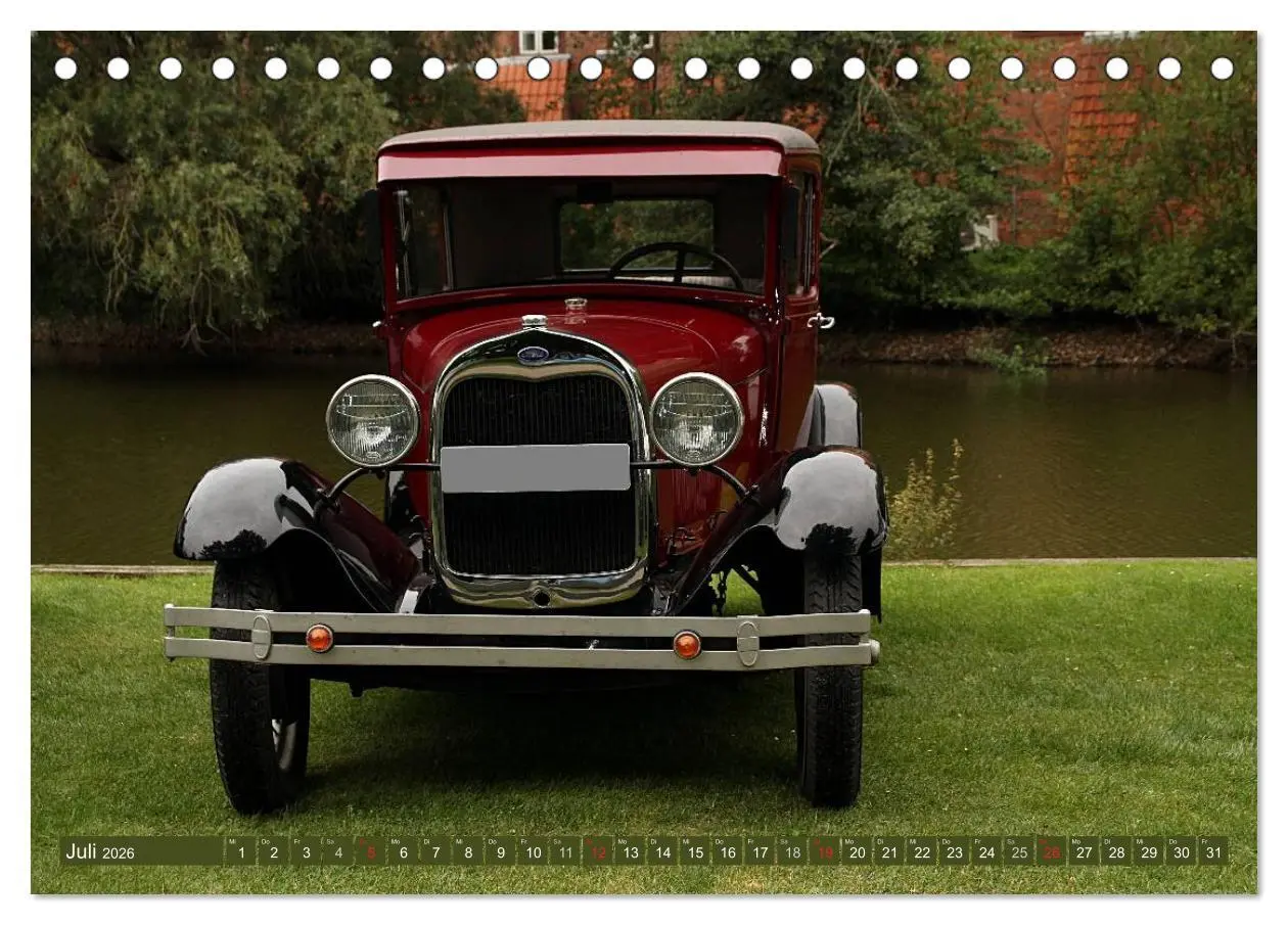 Bild: 9783457966358 | Oldtimer vergangenger Jahrzehnte (Tischkalender 2026 DIN A5 quer),...