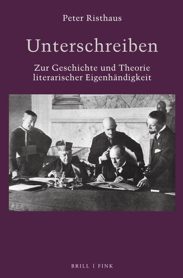 Cover: 9783770566358 | Unterschreiben | Peter Risthaus | Buch | Literatur und Recht | LX