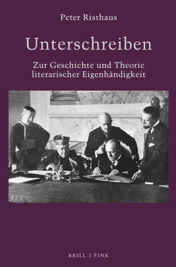 Cover: 9783770566358 | Unterschreiben | Peter Risthaus | Buch | Literatur und Recht | LX