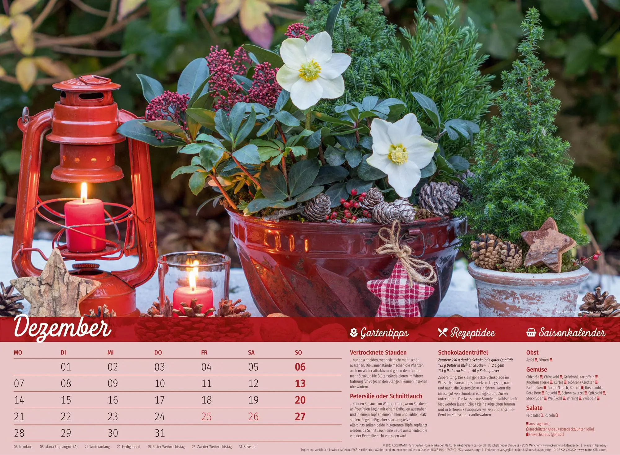 Bild: 9783838426358 | Landliebe Kalender 2026 | Ackermann Kunstverlag GmbH | Kalender | 2026