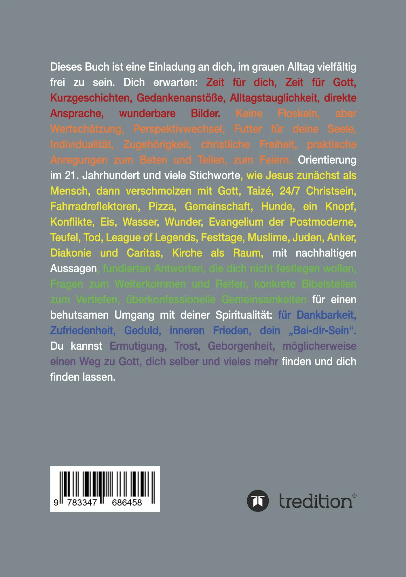 Rückseite: 9783347686458 | Gottes Gegenwart und Wirken im Alltag | Kai T. Garben | Taschenbuch