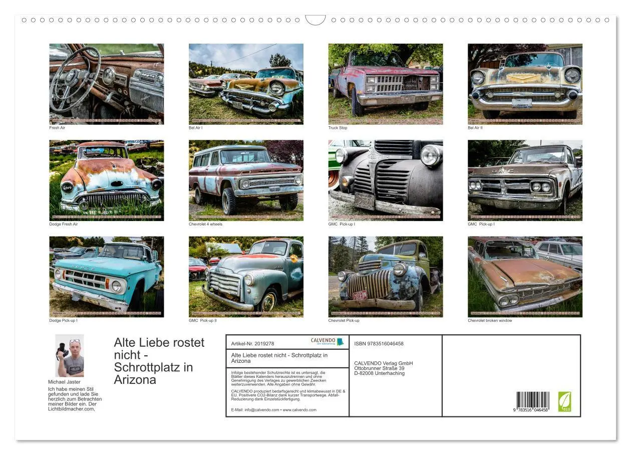 Bild: 9783516046458 | Alte Liebe rostet nicht - Schrottplatz in Arizona (Wandkalender...