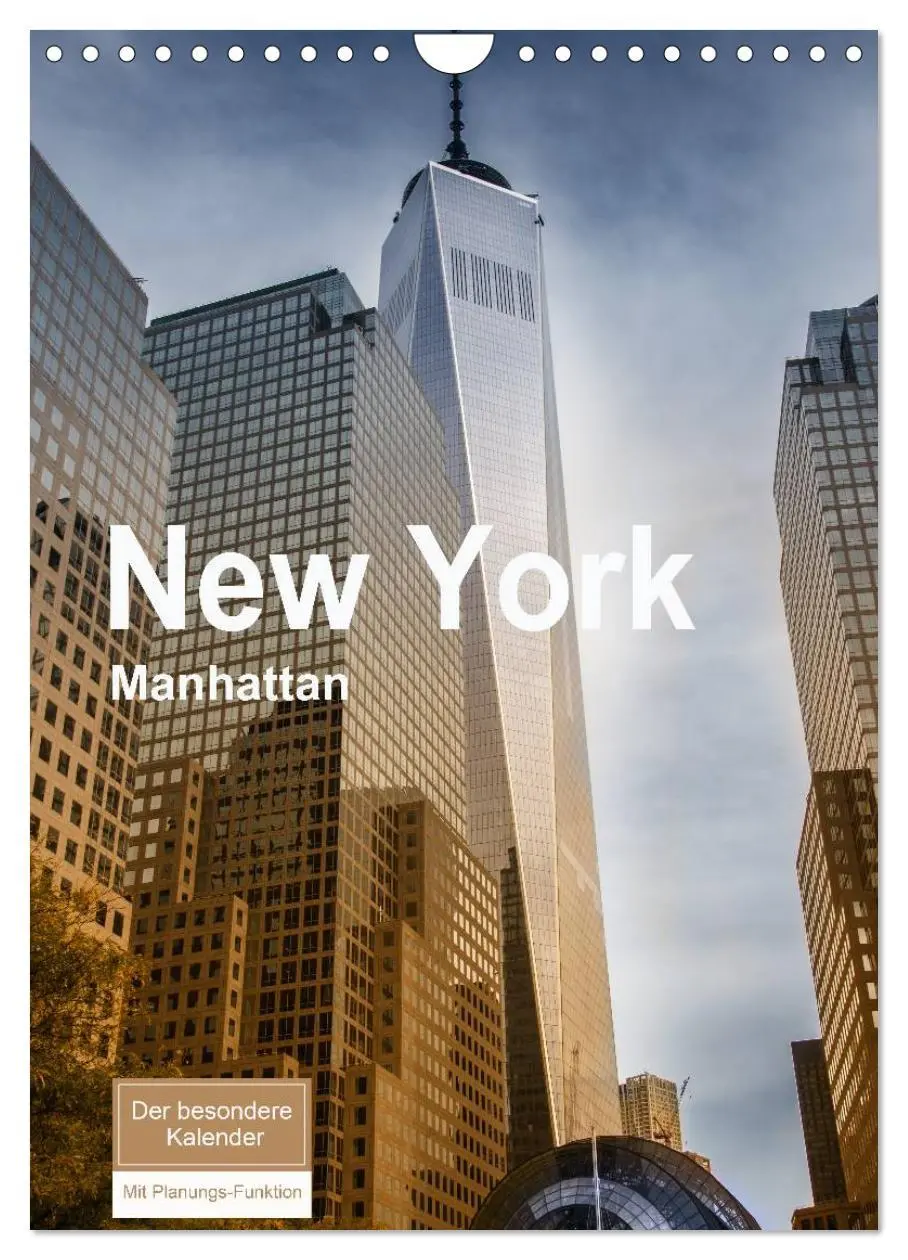 Cover: 9783516426458 | New York - Manhattan (Wandkalender 2026 DIN A4 hoch), CALVENDO...