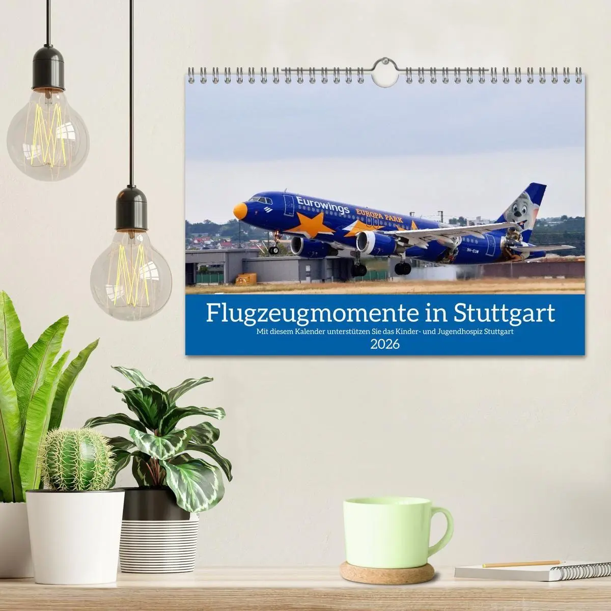 Bild: 9783516666458 | Flugzeugmomente in Stuttgart (Wandkalender 2026 DIN A4 quer),...