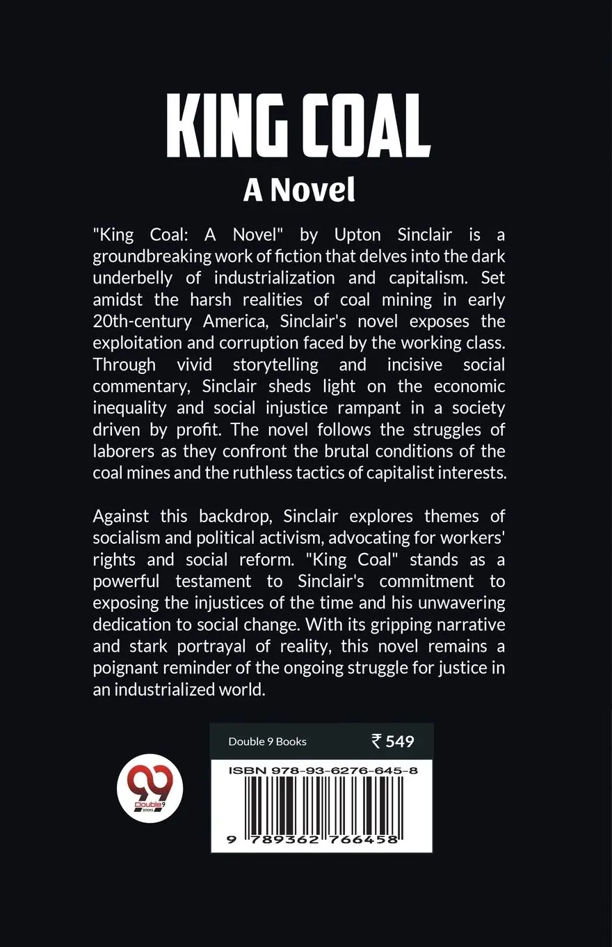Rückseite: 9789362766458 | King Coal A Novel | Upton Sinclair | Taschenbuch | Englisch | 2024