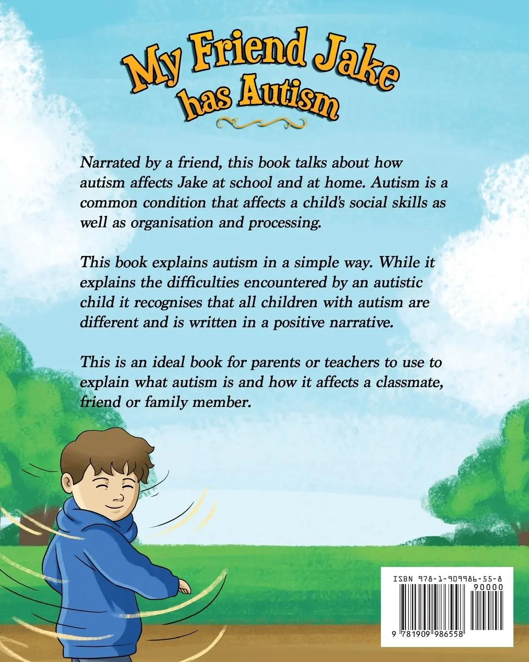 Rückseite: 9781909986558 | My Friend Jake has Autism | Christine R Draper | Taschenbuch | 2019