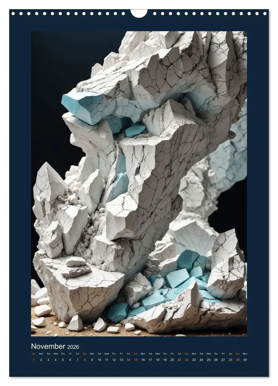 Bild: 9783457256558 | Fantastic Minerals - Mysterious Treasures (Wall Calendar 2026 DIN...