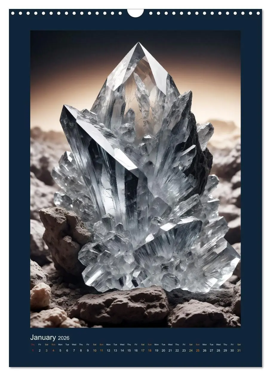 Bild: 9783457256558 | Fantastic Minerals - Mysterious Treasures (Wall Calendar 2026 DIN...
