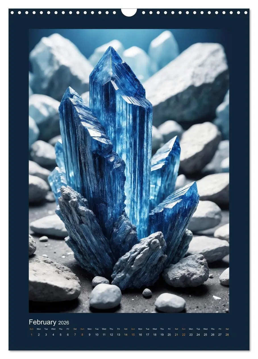 Bild: 9783457256558 | Fantastic Minerals - Mysterious Treasures (Wall Calendar 2026 DIN...