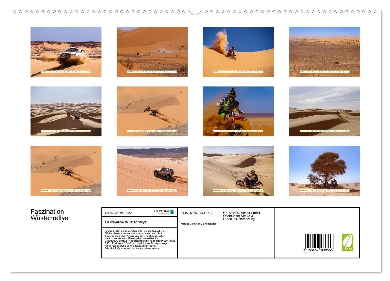 Bild: 9783457496558 | Faszination Wüstenrallye (hochwertiger Premium Wandkalender 2026...