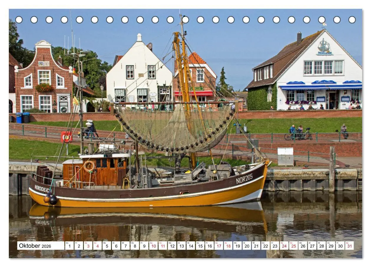 Bild: 9783457636558 | GREETSIEL - Schafe - Krabbenkutter - Möwen (Tischkalender 2026 DIN...