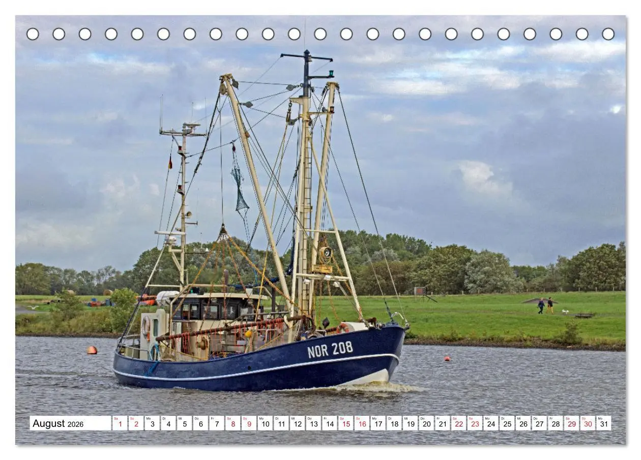 Bild: 9783457636558 | GREETSIEL - Schafe - Krabbenkutter - Möwen (Tischkalender 2026 DIN...