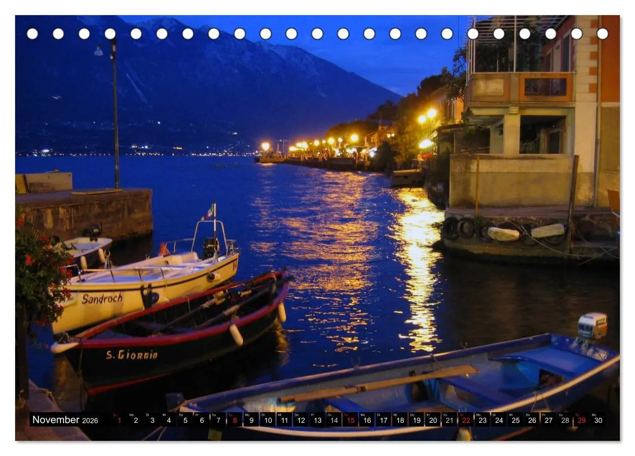 Bild: 9783516106558 | Romantisches Fernweh - Gardasee (Tischkalender 2026 DIN A5 quer),...