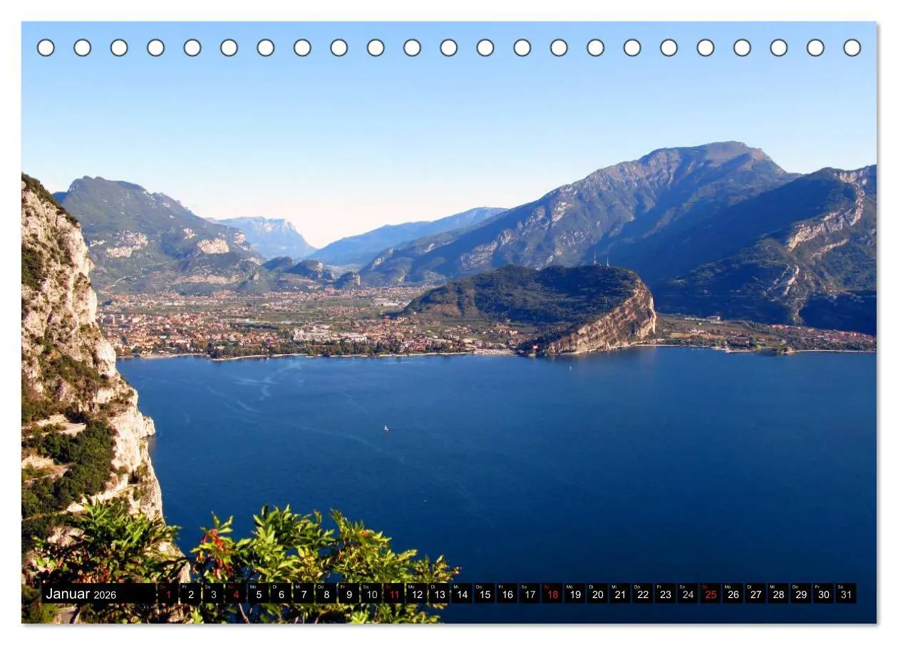 Bild: 9783516106558 | Romantisches Fernweh - Gardasee (Tischkalender 2026 DIN A5 quer),...