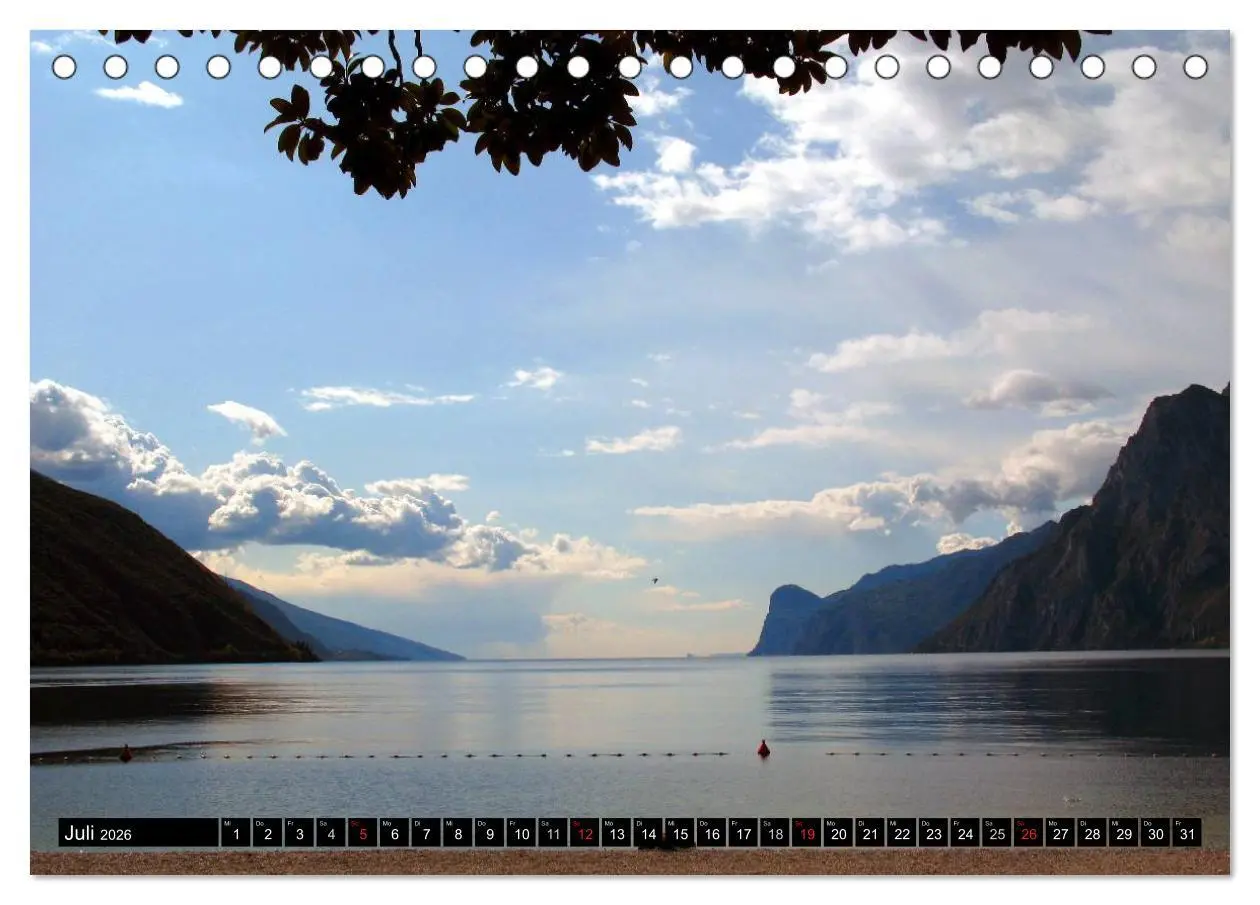 Bild: 9783516106558 | Romantisches Fernweh - Gardasee (Tischkalender 2026 DIN A5 quer),...