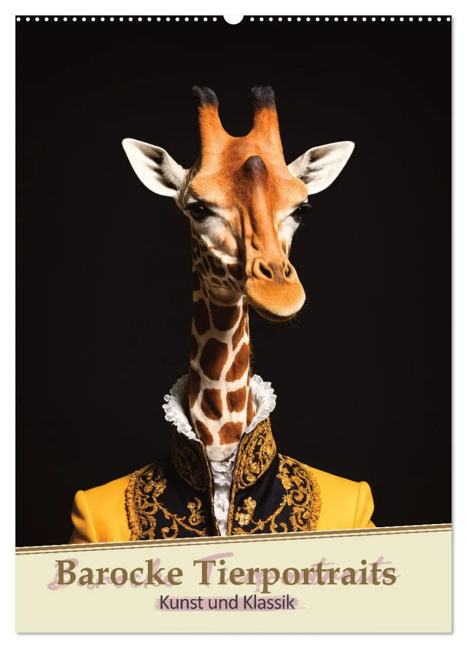 Cover: 9783516276558 | Barocke Tierportraits - Kunst und Klassik (Wandkalender 2026 DIN A2...
