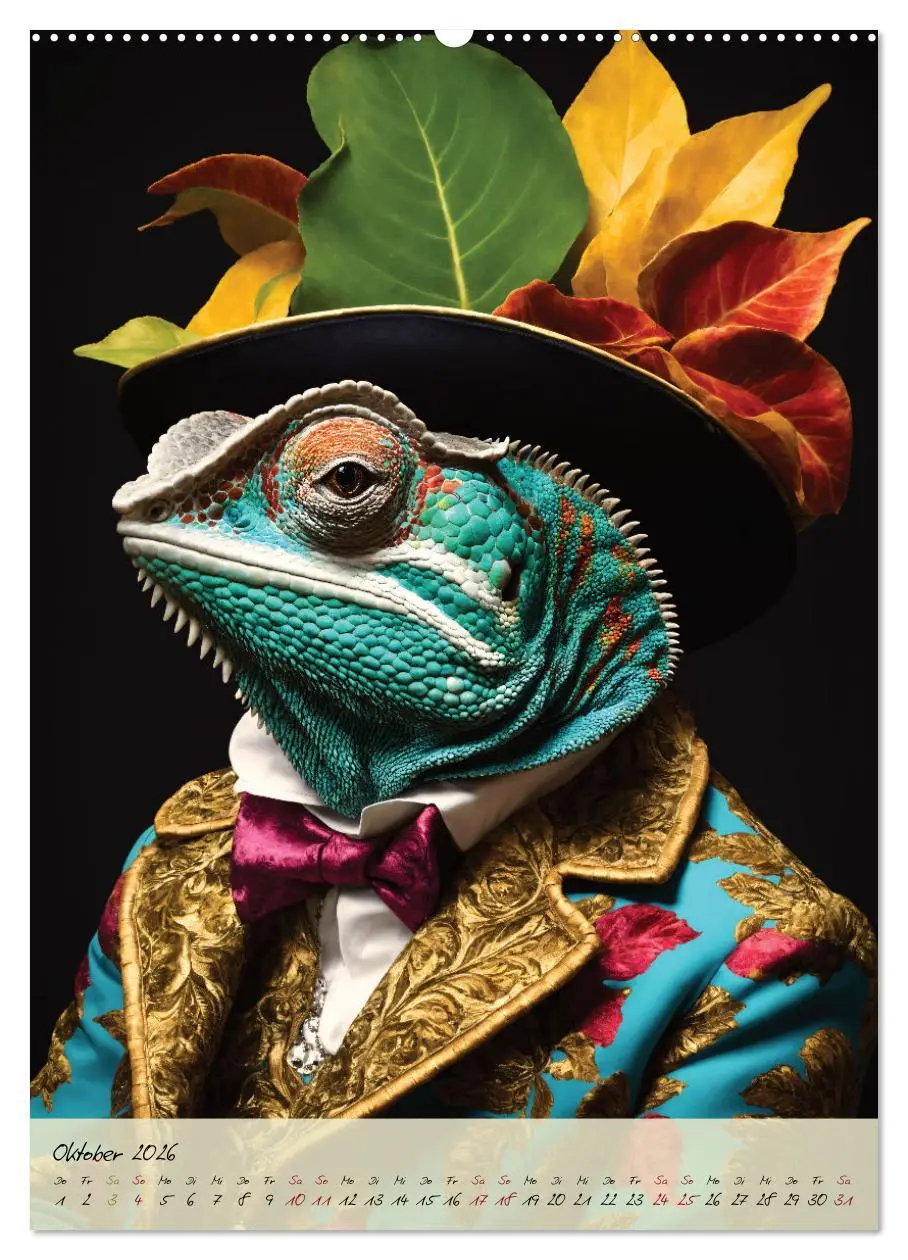 Bild: 9783516276558 | Barocke Tierportraits - Kunst und Klassik (Wandkalender 2026 DIN A2...
