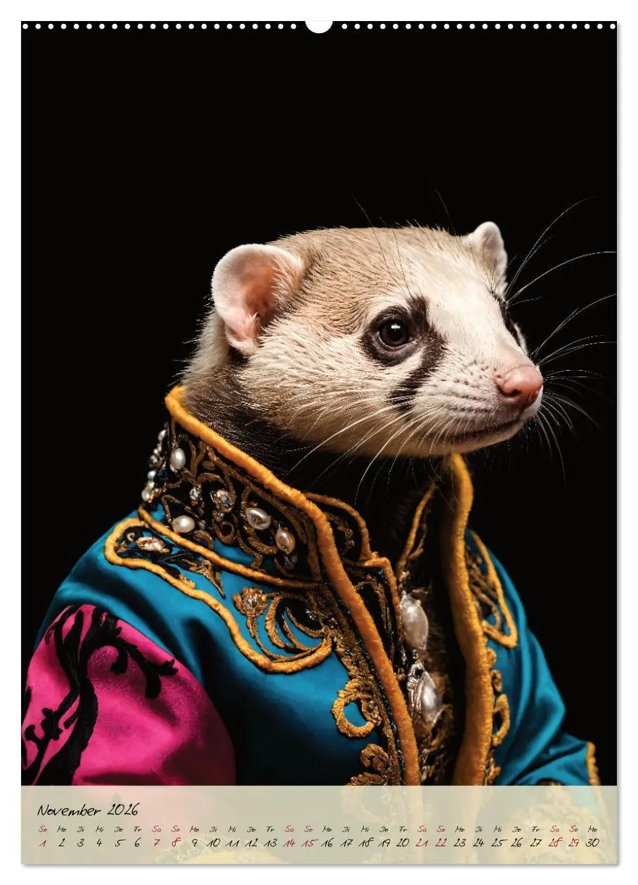 Bild: 9783516276558 | Barocke Tierportraits - Kunst und Klassik (Wandkalender 2026 DIN A2...