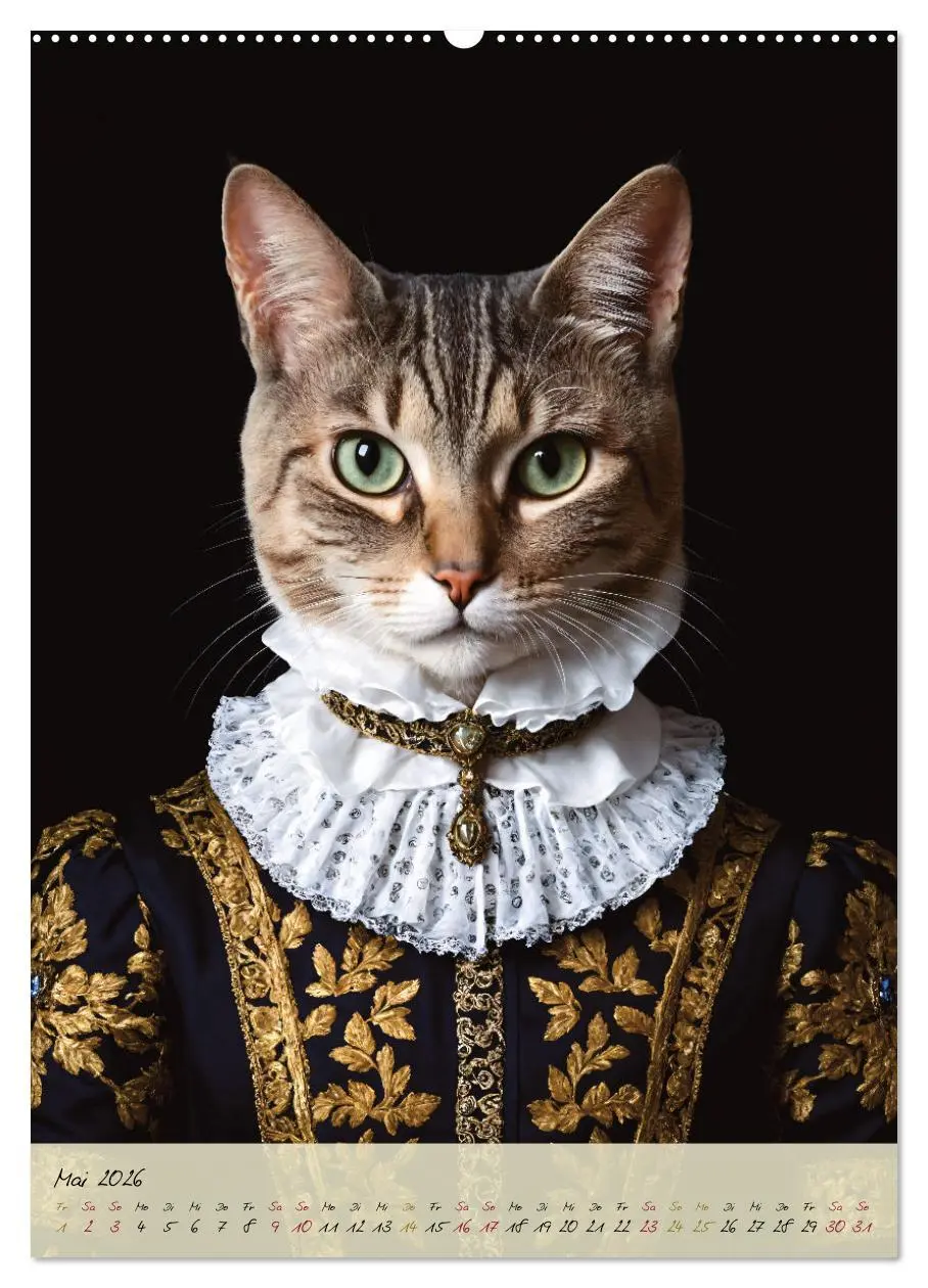 Bild: 9783516276558 | Barocke Tierportraits - Kunst und Klassik (Wandkalender 2026 DIN A2...