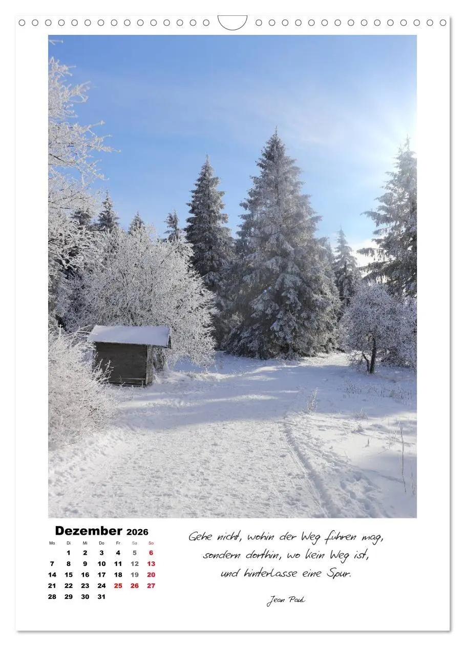Bild: 9783516416558 | Wege durchs Jahr - Spaziergänge im schönen Nordhessen (Wandkalender...