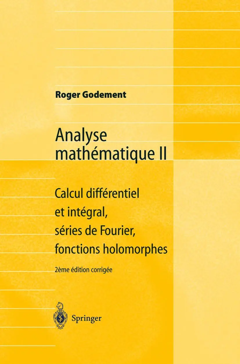 Cover: 9783540006558 | Analyse mathématique II | Roger Godement | Taschenbuch | viii | 2003