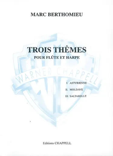 Cover: 9788882916558 | 3 themes pour flute et harpe | Marc Berthomieu | Buch | Carisch France