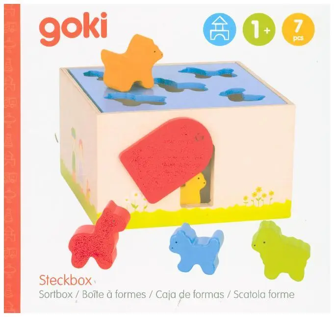 Cover: 4013594586658 | Steckbox Bauernhoftiere | goki | Auf Karte | 58665 | Deutsch | 2017