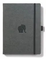 Cover: 5285003136658 | Dingbats* Wildlife A4 Grey Elephant Notebook - Plain | Buch | Englisch