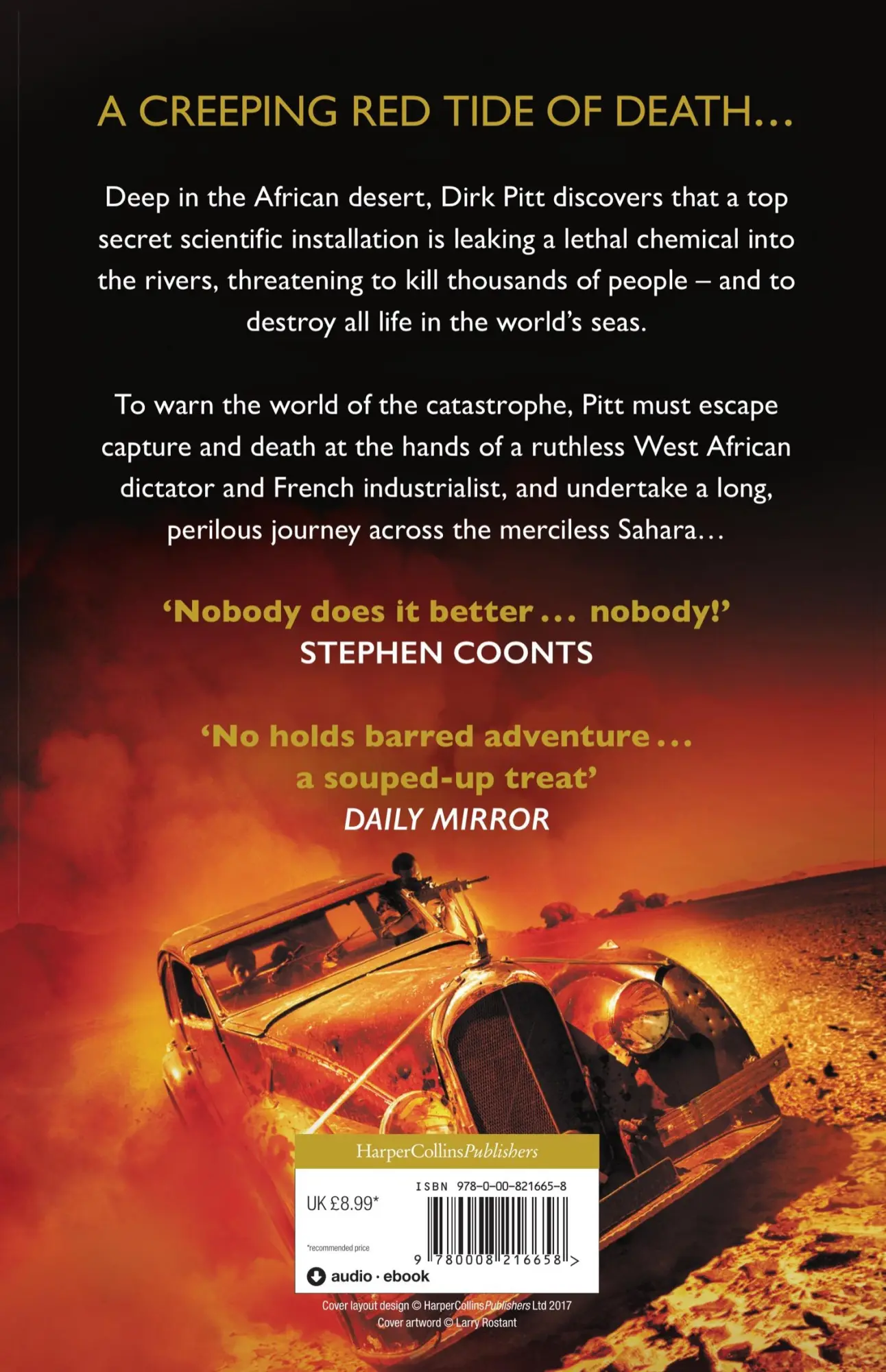 Rückseite: 9780008216658 | Sahara | Clive Cussler | Taschenbuch | Kartoniert / Broschiert | 2017