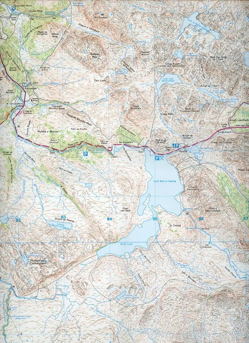 Bild: 9780319246658 | Torridon - Beinn Eighe and Liathach | Ordnance Survey | (Land-)Karte