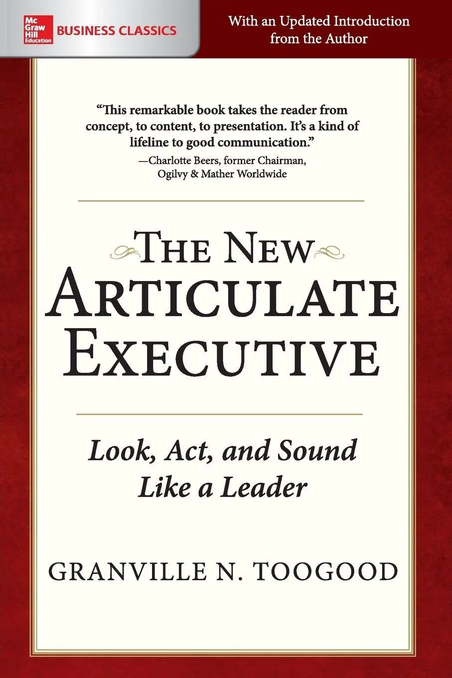 Cover: 9781260026658 | NEW ARTICULATE EXECUTIVE | Toogood | Taschenbuch | Englisch | 2017