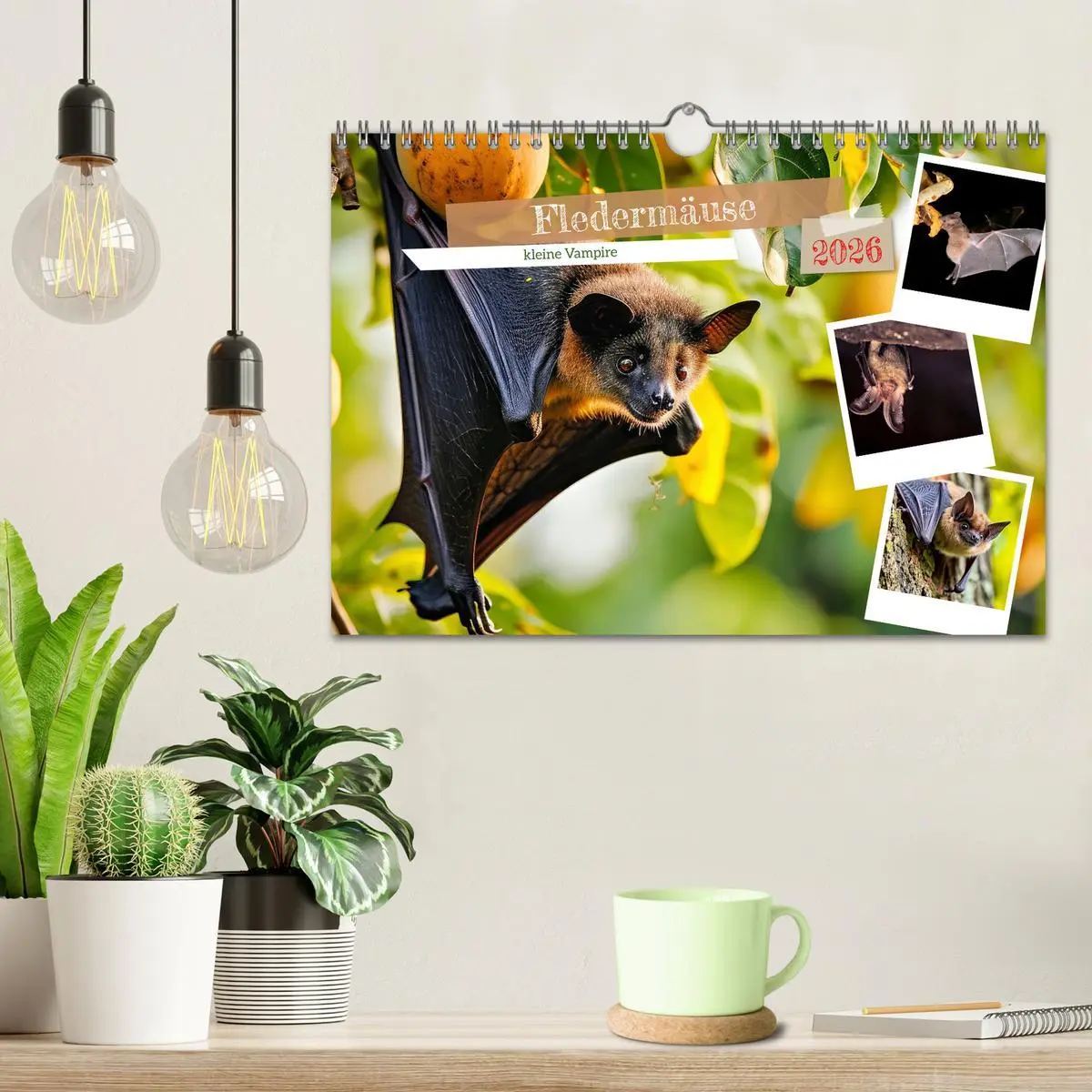 Bild: 9783457316658 | Fledermäuse - kleine Vampire (Wandkalender 2026 DIN A4 quer),...