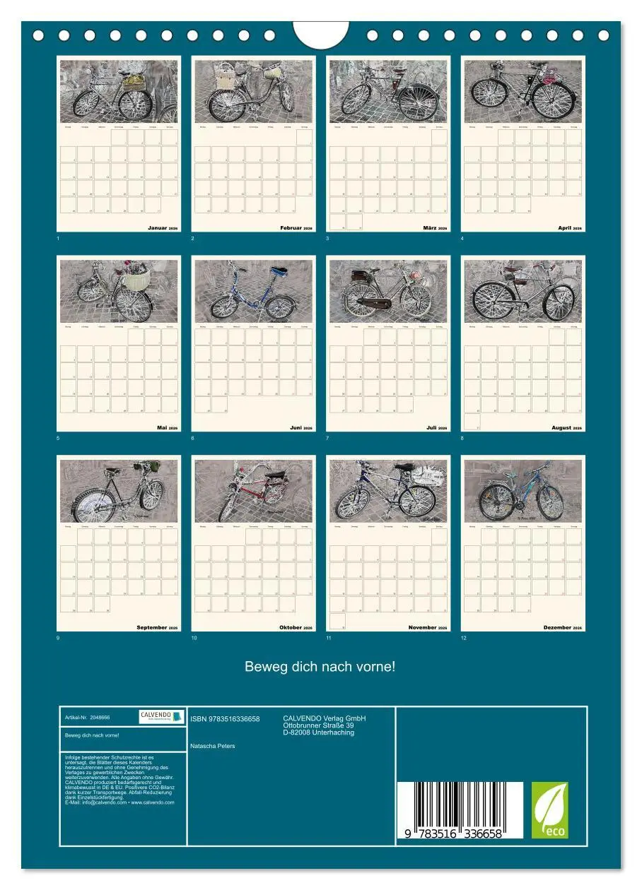 Bild: 9783516336658 | Beweg dich nach vorne! (Wandkalender 2026 DIN A4 hoch), CALVENDO...