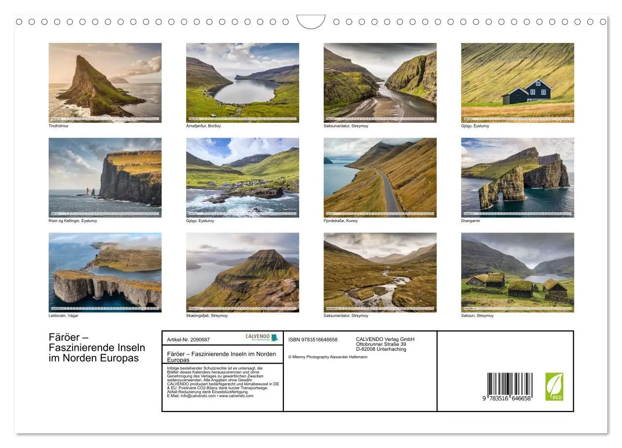 Bild: 9783516646658 | Färöer - Faszinierende Inseln im Norden Europas (Wandkalender 2026...
