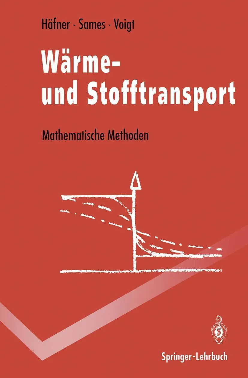 Cover: 9783540546658 | Wärme- und Stofftransport | Mathematische Methoden | Häfner (u. a.)