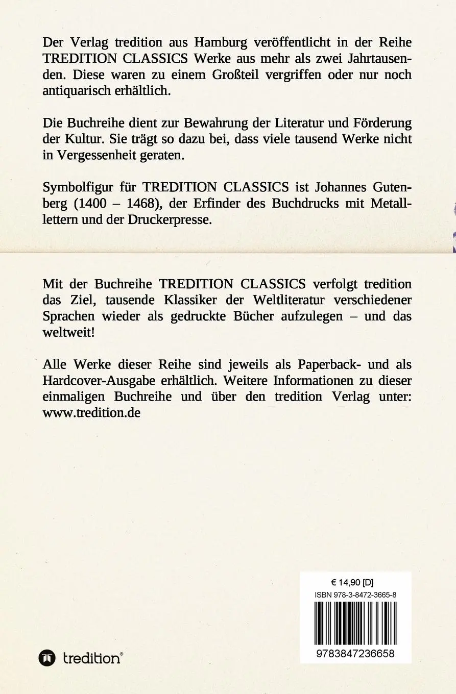 Rückseite: 9783847236658 | Blinde Liebe. Zweiter Band | William Wilkie Collins | Taschenbuch