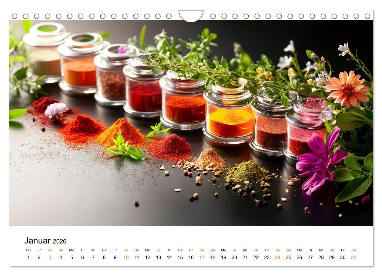 Bild: 9783457306758 | Küchenkalender Glaswerk (Wandkalender 2026 DIN A4 quer), CALVENDO...