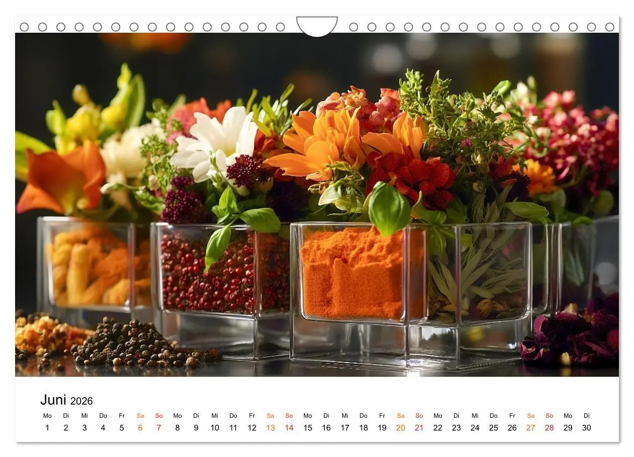 Bild: 9783457306758 | Küchenkalender Glaswerk (Wandkalender 2026 DIN A4 quer), CALVENDO...