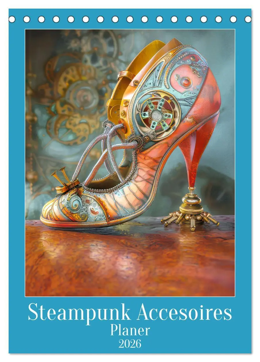 Cover: 9783516256758 | Steampunk Accesoires - Planer (Tischkalender 2026 DIN A5 hoch),...