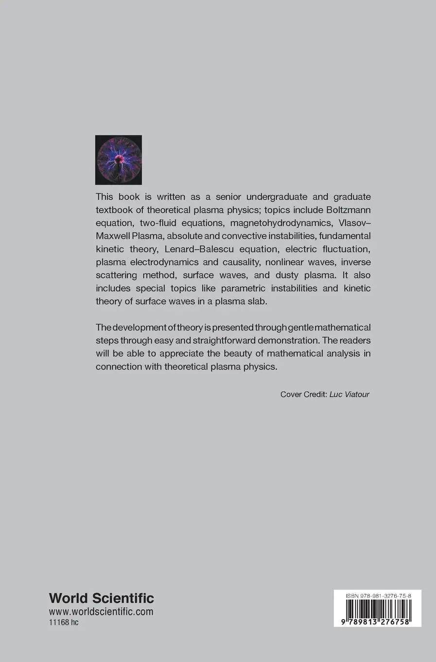 Rückseite: 9789813276758 | FUNDAMENTALS OF THEORETICAL PLASMA PHYSICS | Hee J Lee | Buch | 2019