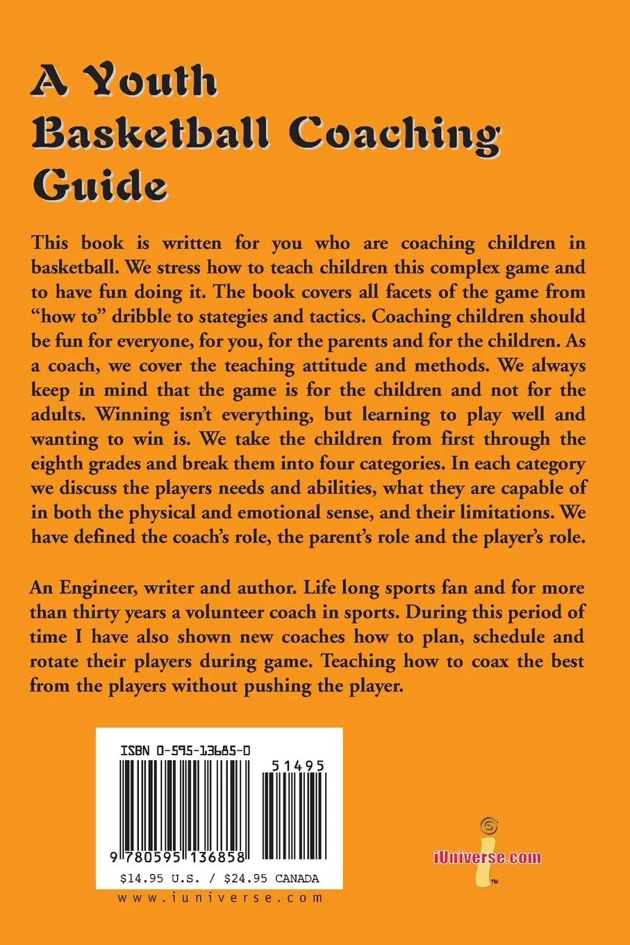 Rückseite: 9780595136858 | A Youth Basketball Coaching Guide | Danford Chamness | Taschenbuch