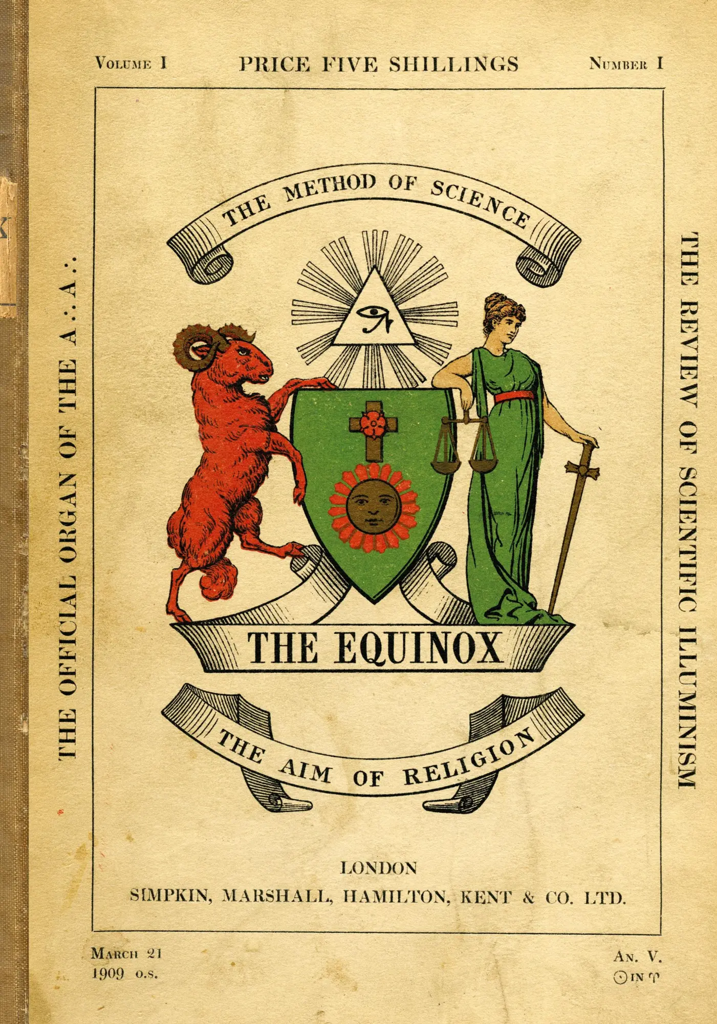 Cover: 9781642556858 | The Equinox | Keep Silence Edition, Vol. 1, No. 1 | Aleister Crowley