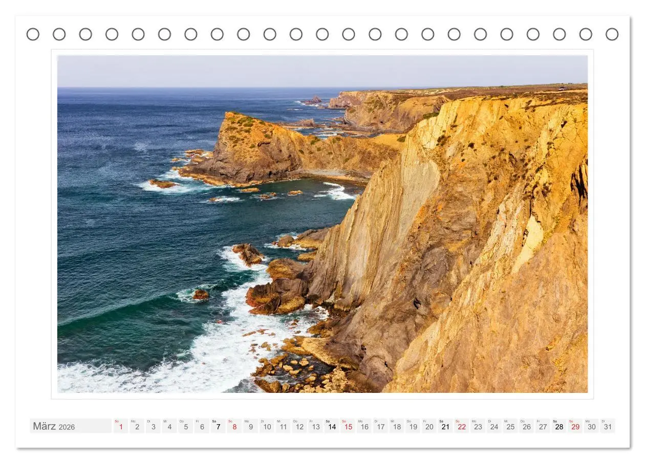 Bild: 9783457606858 | Algarve - Küstenlandschaften (Tischkalender 2026 DIN A5 quer),...