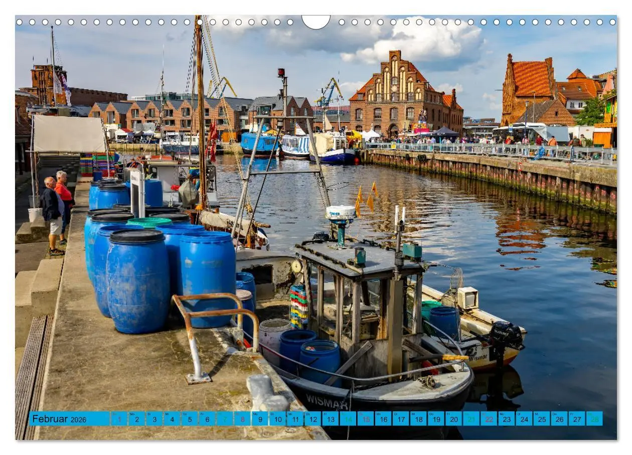 Bild: 9783457776858 | Hansestadt Wismar - Sehnsuchtsort (Wandkalender 2026 DIN A3 quer),...
